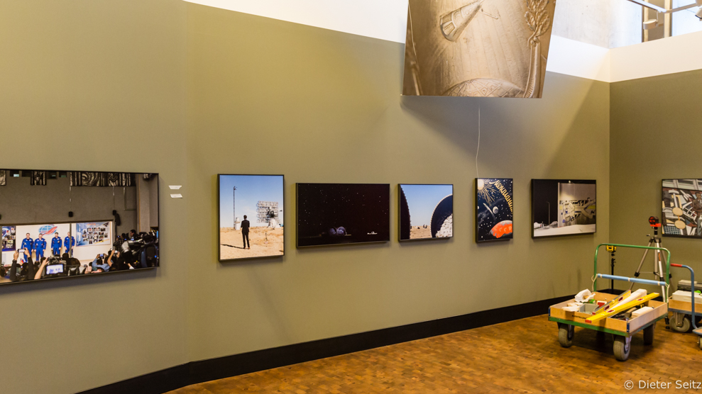 Cosmic Culture - Aufbau im Deutschen Technikmuseum Berlin